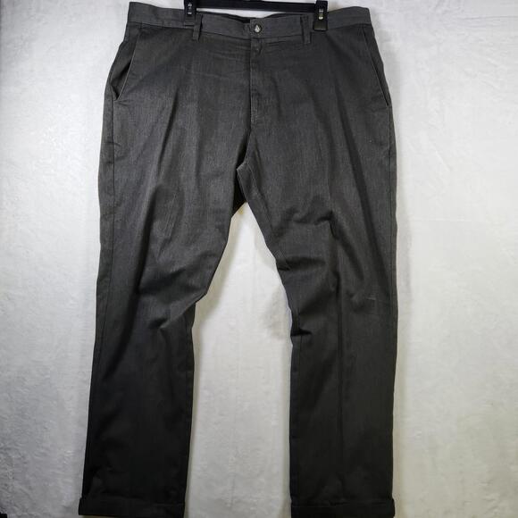 Volcom Corps Class Pants 40x32 Charcoal Gray Casual Chino‎ Straight Leg Skate - Picture 1 of 10